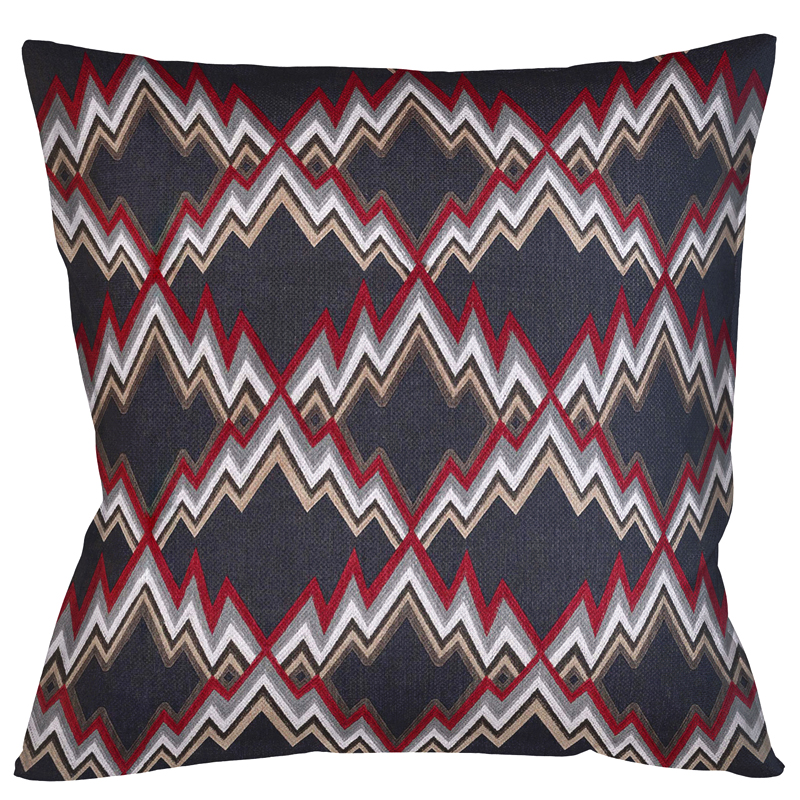 Декоративная подушка Ikat Pattern Темно-синяя Темно-синий Декоративная подушка Ikat Pattern Темно-синяя Темно-синий в Твери | Loft Concept