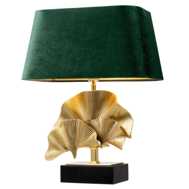 Настольная лампа Eichholtz Table Lamp Olivier green Латунь Черный Зеленый Настольная лампа Eichholtz Table Lamp Olivier green Латунь Черный Зеленый в Твери | Loft Concept
