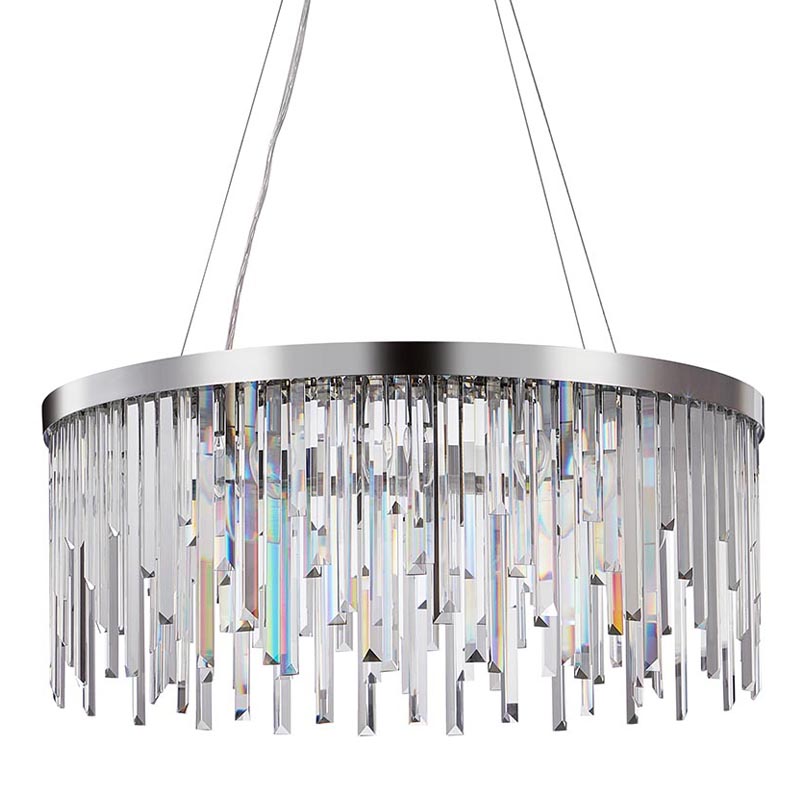 Люстра Bennett Chandelier chrome Хром Прозрачный Люстра Bennett Chandelier chrome Хром Прозрачный в Твери | Loft Concept