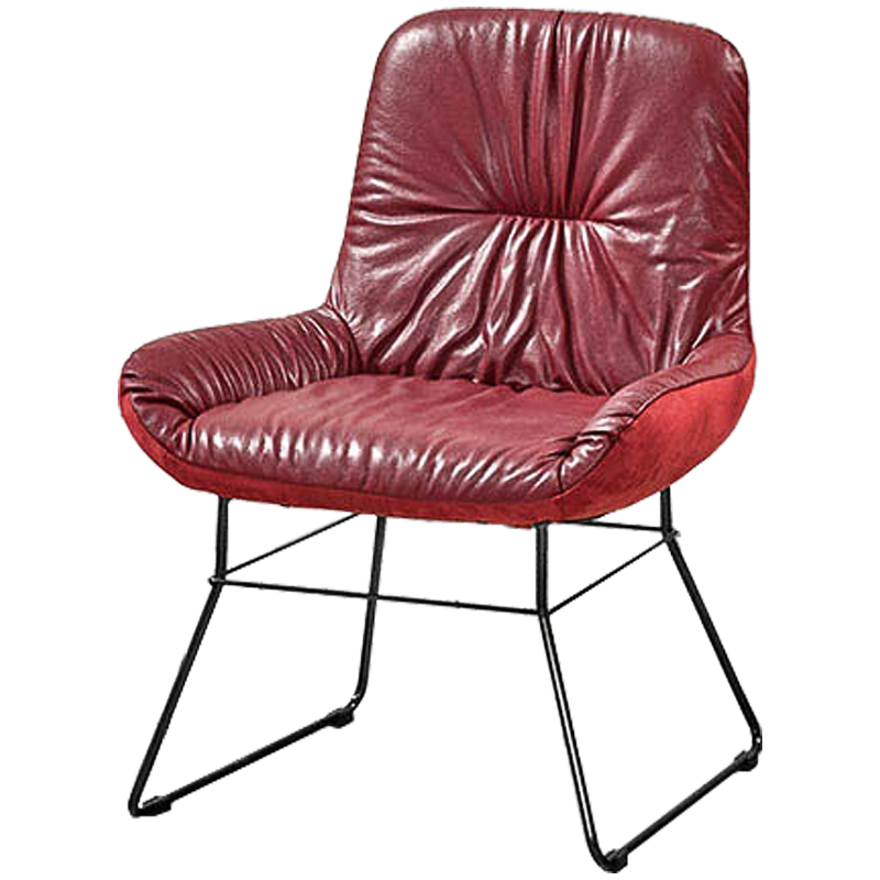 Кресло Arnaldo Half-chairs Красный Золотой в Твери | Loft Concept 