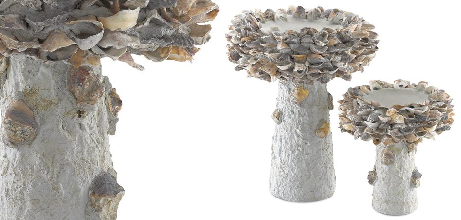 Статуэтка Oyster Shell Small Bird Bath Статуэтка Oyster Shell Small Bird Bath - Loft-Concept в Твери