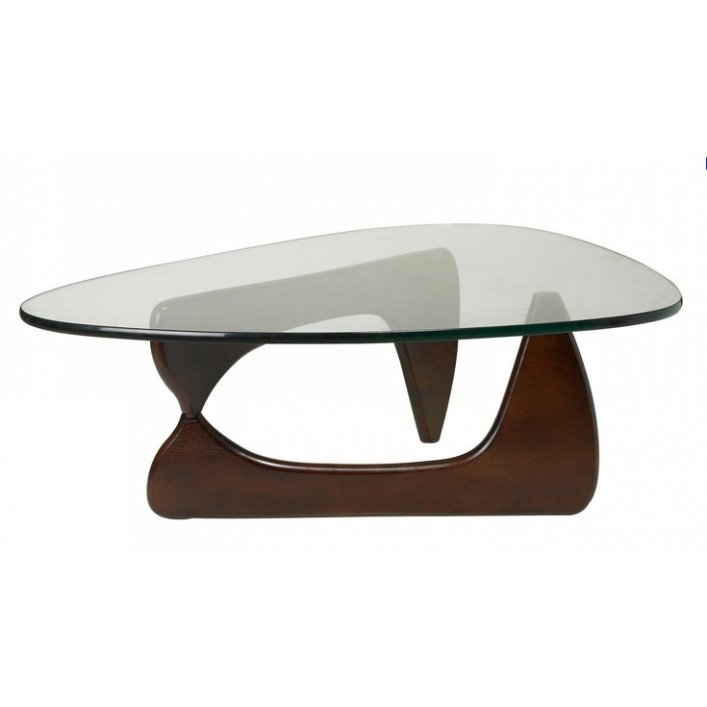 Столик Isamu Noguchi Coffee Table Черный Коричневый Белый дуб в Твери | Loft Concept 