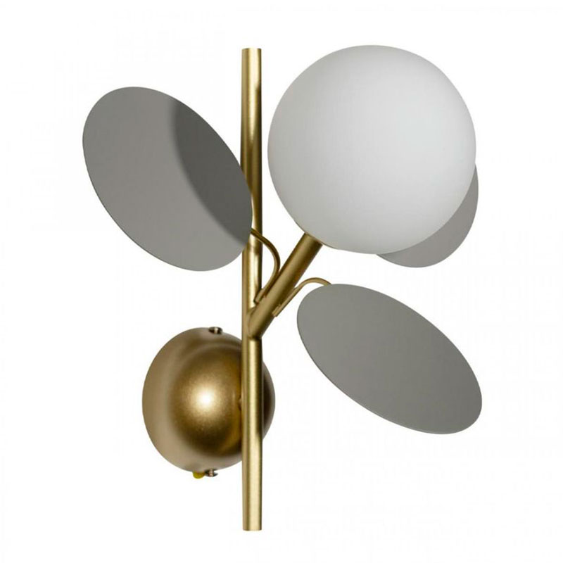 Бра MATISSE sconce One Gray Серый Золотой Белый Бра MATISSE sconce One Gray Серый Золотой Белый в Твери | Loft Concept