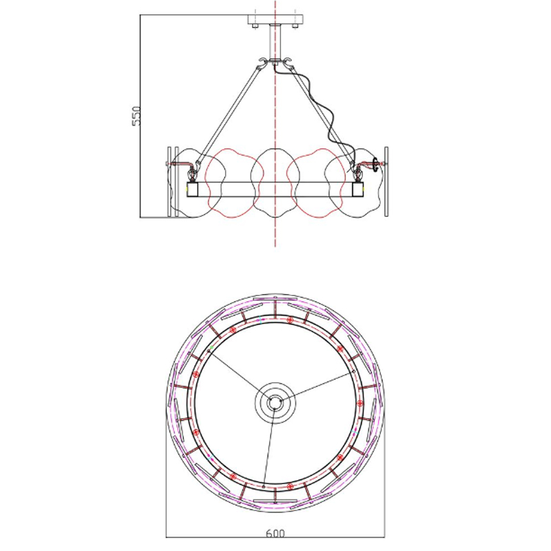 Люстра Мрамор Lucretia Marble Round Chandelier 60 см Люстра Мрамор Lucretia Marble Round Chandelier 60 см в Твери
