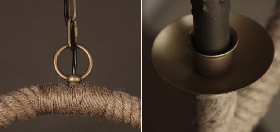 Подвесной светильник Oval Loft Rope Light Подвесной светильник Oval Loft Rope Light - Loft-Concept в Твери