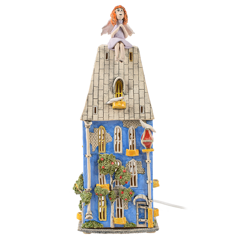 Ночник Домик Angel on The Roof Голубой Мульти Ночник Домик Angel on The Roof Голубой Мульти в Твери | Loft Concept