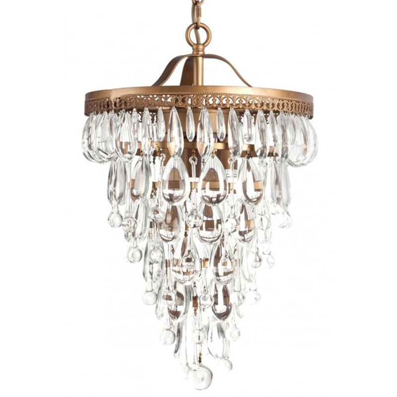 Люстра Clarissa Glass Drop Pendant 30 Бронза Люстра Clarissa Glass Drop Pendant 30 Бронза в Твери | Loft Concept