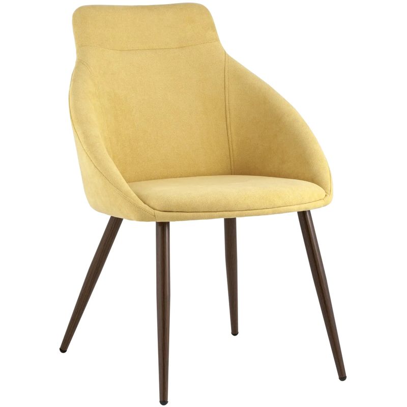Стул Queenie Chair Желтый Цвет Желтый Коричневый Стул Queenie Chair Желтый Цвет Желтый Коричневый в Твери | Loft Concept