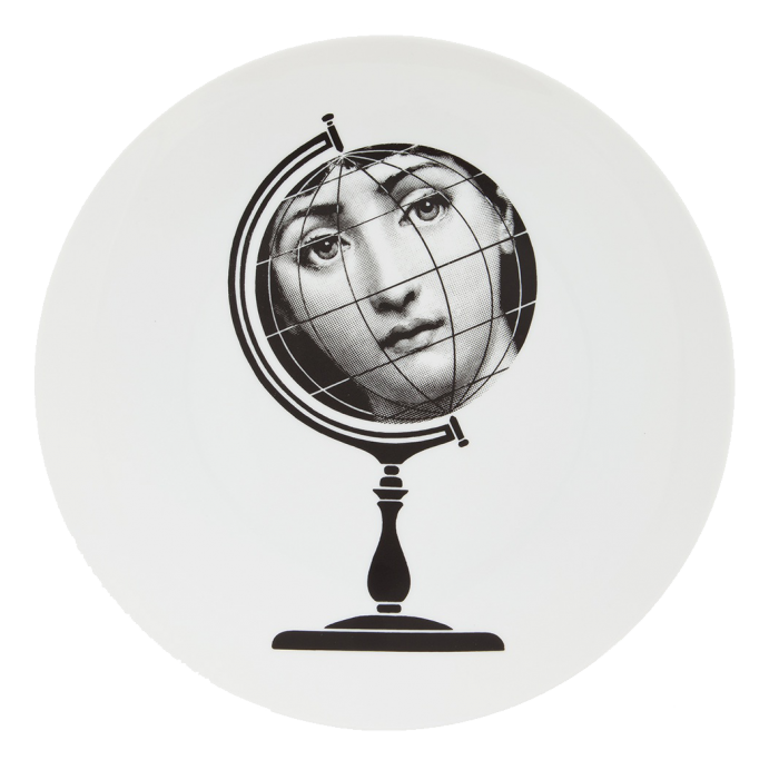 Декоративная тарелка Fornasetti 119 Черный Декоративная тарелка Fornasetti 119 Черный в Твери | Loft Concept