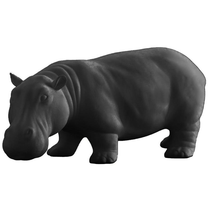 Статуэтка Abhika Hippo Bisc. Black Черный Статуэтка Abhika Hippo Bisc. Black Черный в Твери | Loft Concept