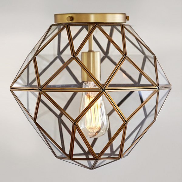 Потолочный светильник Glass & Metal Mount Потолочный светильник Glass & Metal Mount в Твери | Loft Concept