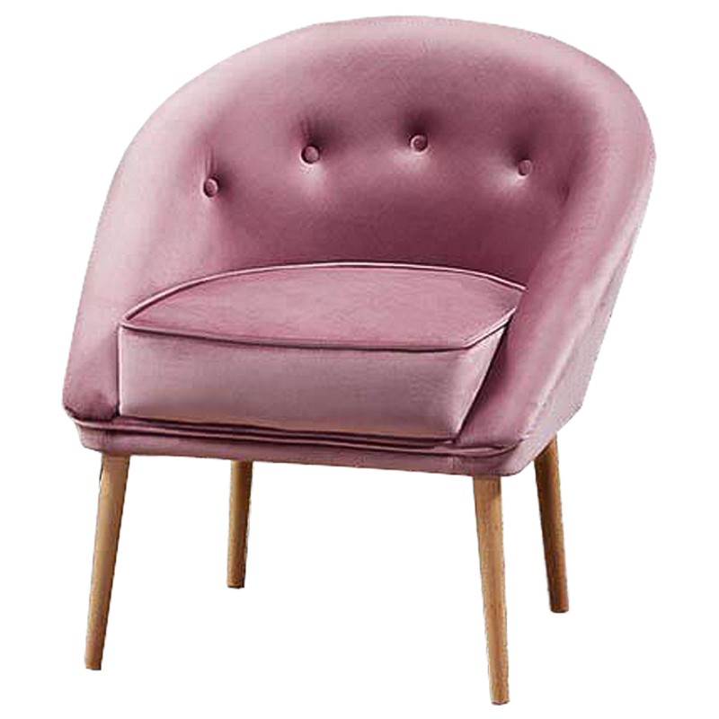 Кресло Gwyn Chair pink Розовый Древесина Кресло Gwyn Chair pink Розовый Древесина в Твери | Loft Concept