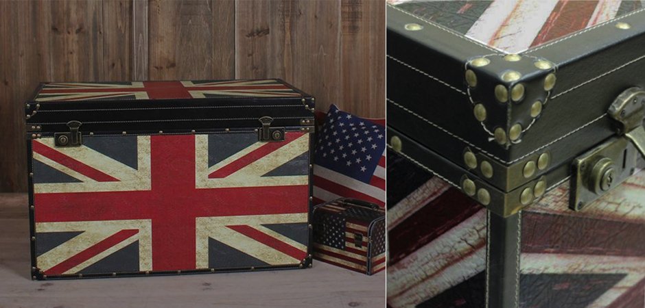 Сундук Union Jack Сундук Union Jack - Loft-Concept в Твери