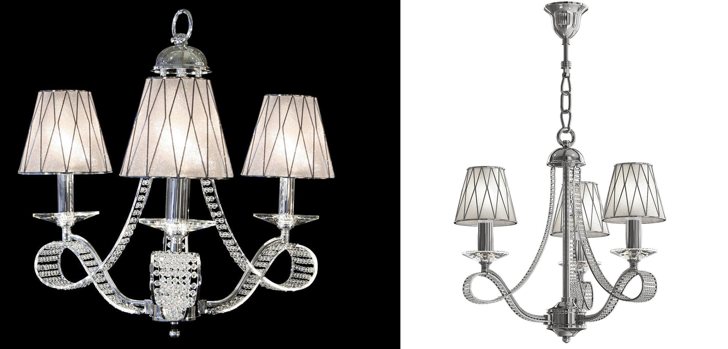 Люстра Franseza Chandelier chrome 52 - фото