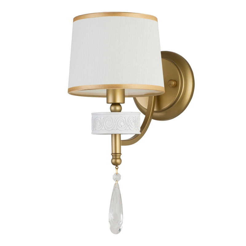 Бра Dayodore Sconce Золотой Белый Прозрачный Бра Dayodore Sconce Золотой Белый Прозрачный в Твери | Loft Concept