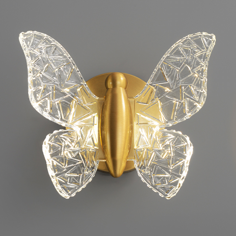 Бра Butterfly Wall Lamp Н Латунь Прозрачный Бра Butterfly Wall Lamp Н Латунь Прозрачный в Твери | Loft Concept