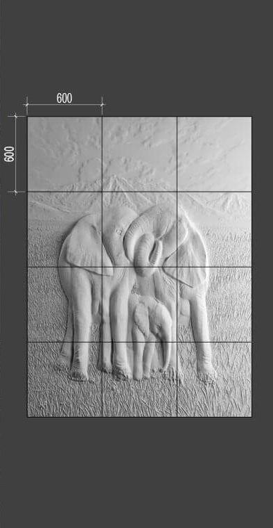 Барельеф ELEPHANTS Барельеф ELEPHANTS в Твери