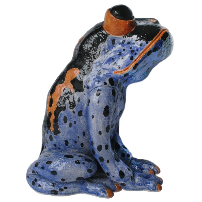 Статуэтка Tropical Frog Синий Оранжевый Статуэтка Tropical Frog Синий Оранжевый в Твери | Loft Concept