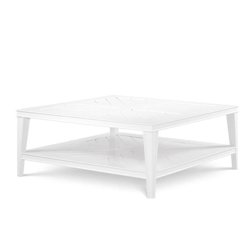 Кофейный стол Eichholtz COFFEE TABLE BELL RIVE SQUARE Белый Кофейный стол Eichholtz COFFEE TABLE BELL RIVE SQUARE Белый в Твери | Loft Concept