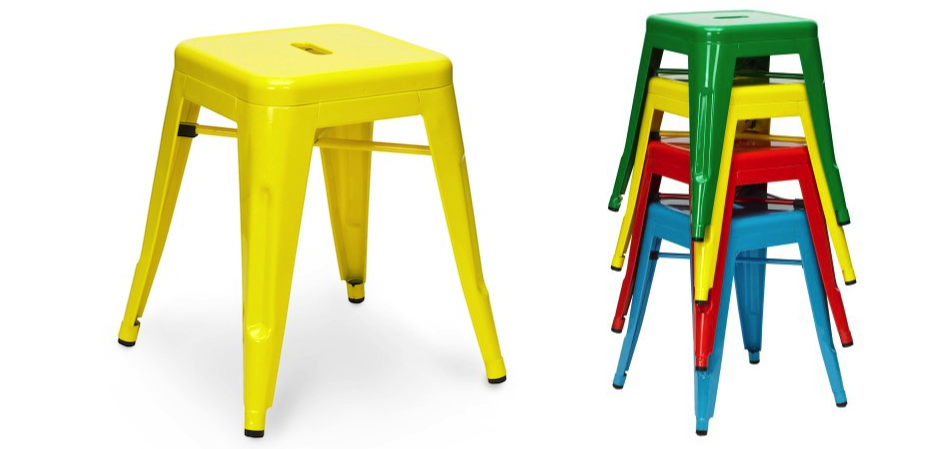 Кухонный стул Tolix Kitchen Stool 45 Кухонный стул Tolix Kitchen Stool 45 - Loft-Concept в Твери
