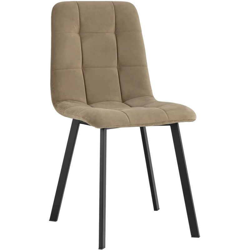 Стул NANCY S Chair Коричневый Велюр Коричневый Черный Стул NANCY S Chair Коричневый Велюр Коричневый Черный в Твери | Loft Concept