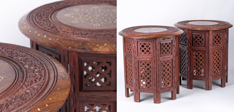 Столик Indian inlay Table Столик Indian inlay Table - Loft-Concept в Твери
