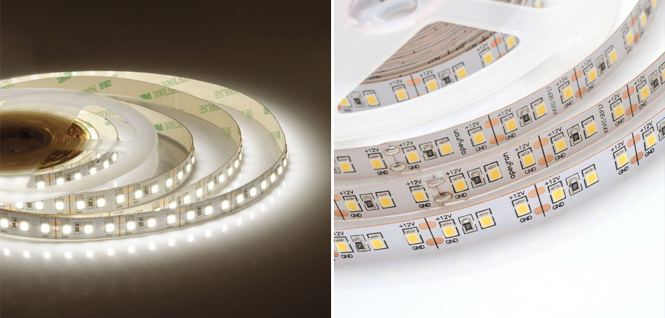 Светодиодная лента 14,4W/m 120LED/m 2835SMD теплый белый Светодиодная лента 14,4W/m 120LED/m 2835SMD теплый белый - Loft-Concept в Твери