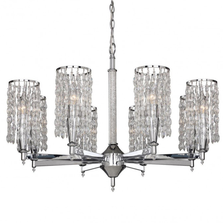 Люстра Messina Crystal Chandelier Прозрачный Хром Люстра Messina Crystal Chandelier Прозрачный Хром в Твери | Loft Concept