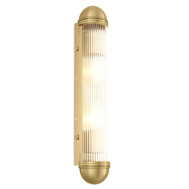 Бра Eichholtz Wall Lamp Auburn Brass Латунь Античная полированная Прозрачный Бра Eichholtz Wall Lamp Auburn Brass Латунь Античная полированная Прозрачный в Твери | Loft Concept