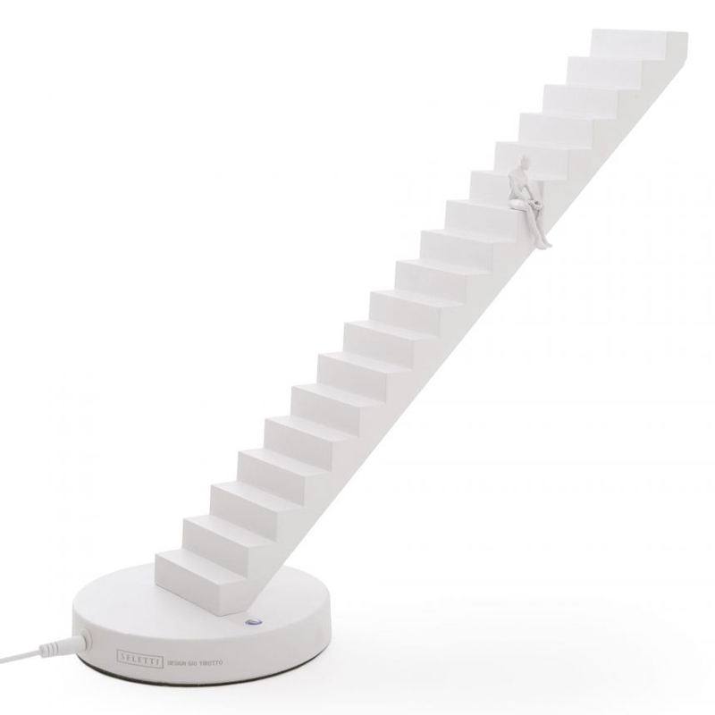 Настольная лампа Seletti Verso Lamp White Белый Настольная лампа Seletti Verso Lamp White Белый в Твери | Loft Concept