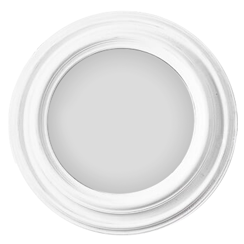 Зеркало Colbert Mirror White 55 Белый винтажная патина   в Твери | Loft Concept 