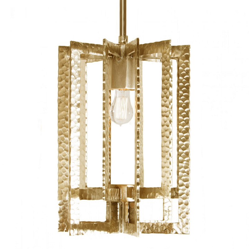 Подвесной Светильник Textured Cage Pendant Lamp gold Латунь Подвесной Светильник Textured Cage Pendant Lamp gold Латунь в Твери | Loft Concept