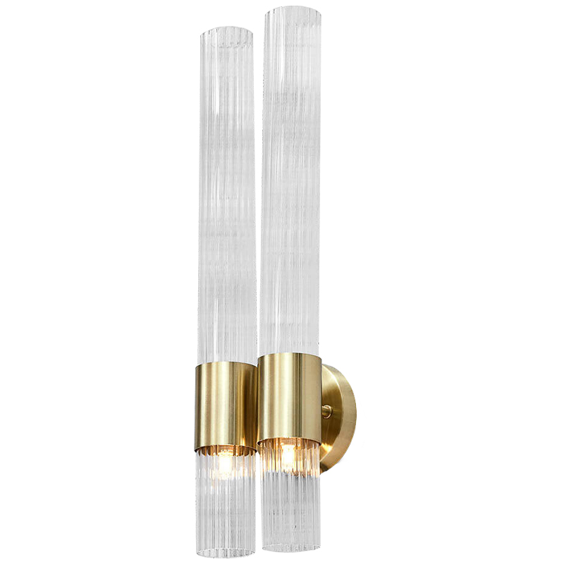Бра Ingvar sconce Прозрачный Глянцевое золото Бра Ingvar sconce Прозрачный Глянцевое золото в Твери | Loft Concept