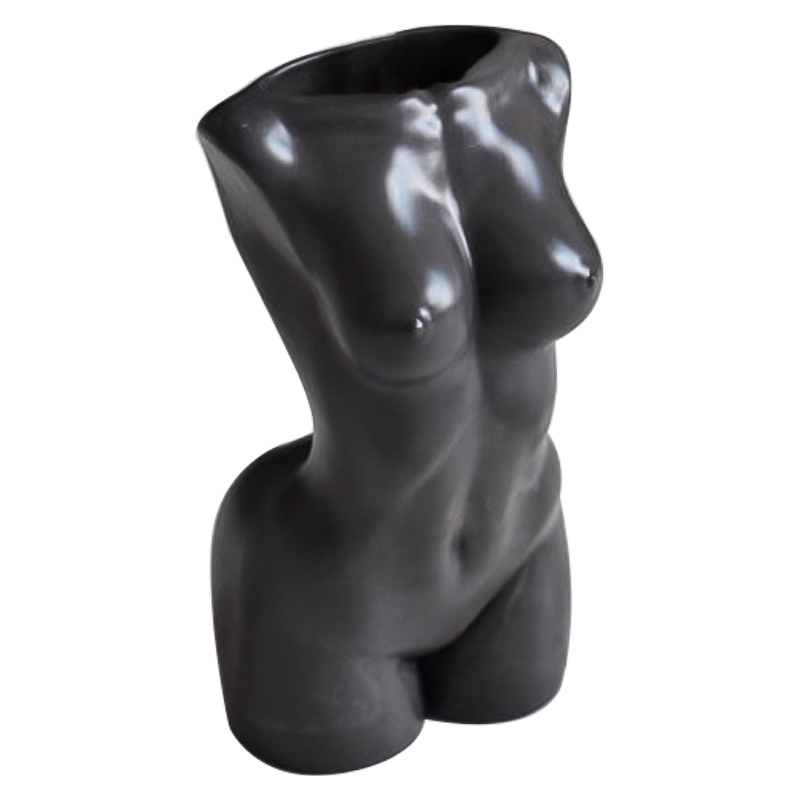 Ваза Vase Female Torso black Черный Ваза Vase Female Torso black Черный в Твери | Loft Concept