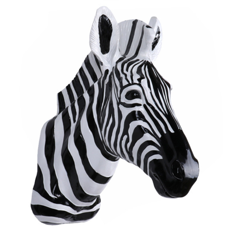 Декоративная голова зебры Zebra Декоративная голова зебры Zebra в Твери | Loft Concept