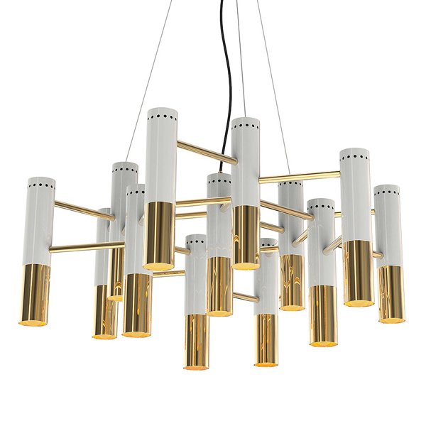 Люстра IKE Delightfull Gold & White Люстра IKE Delightfull Gold & White в Твери | Loft Concept