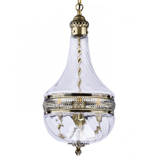Люстра Capitol Hill Glass Pendant 30 Bronze Темная бронза винтаж Люстра Capitol Hill Glass Pendant 30 Bronze Темная бронза винтаж в Твери | Loft Concept