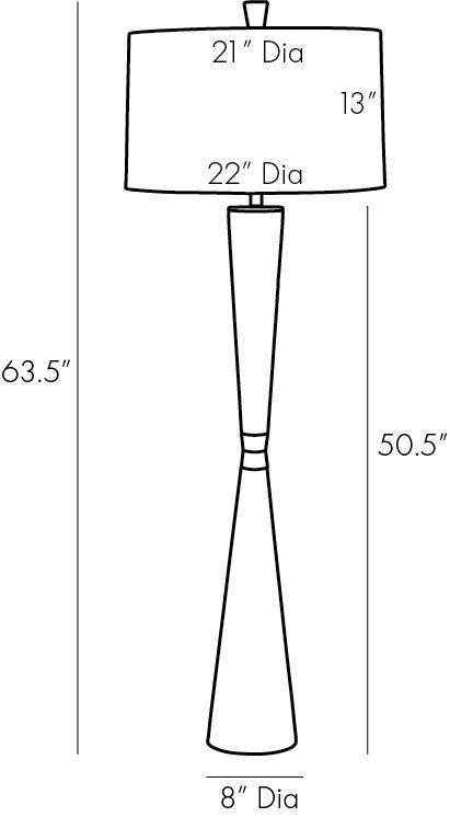 Торшер Arteriors GROM FLOOR LAMP Торшер Arteriors GROM FLOOR LAMP в Твери