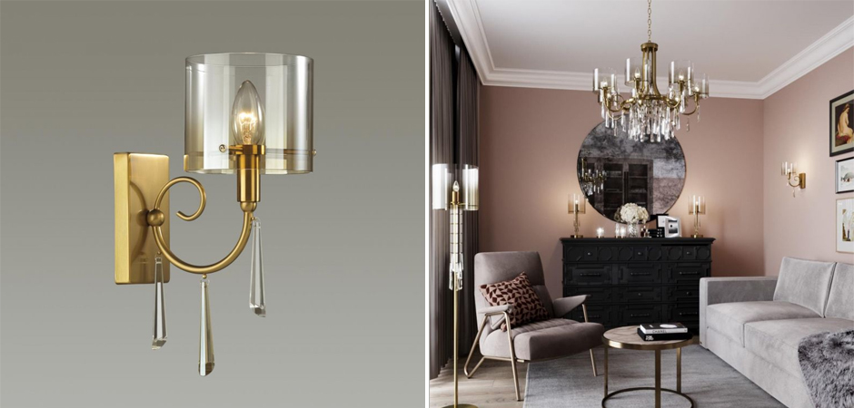 Бра Glass World Bronze Бра Glass World Bronze - Loft-Concept в Твери