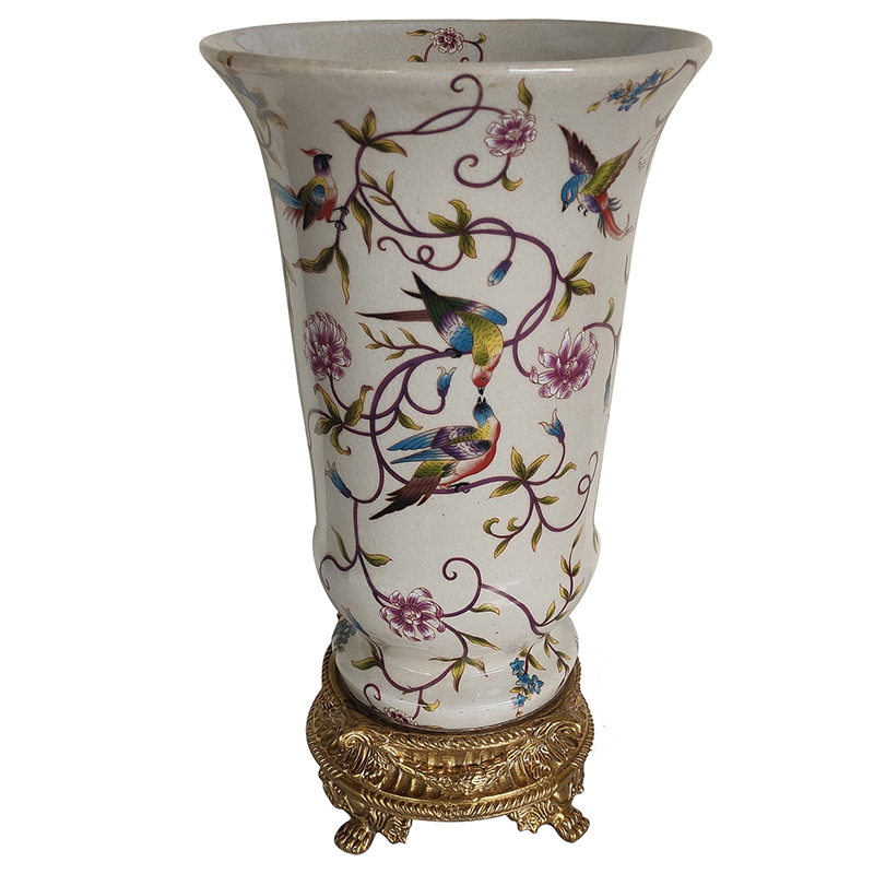 Ваза Olier Vase Бронза Белый Мульти Ваза Olier Vase Бронза Белый Мульти в Твери | Loft Concept