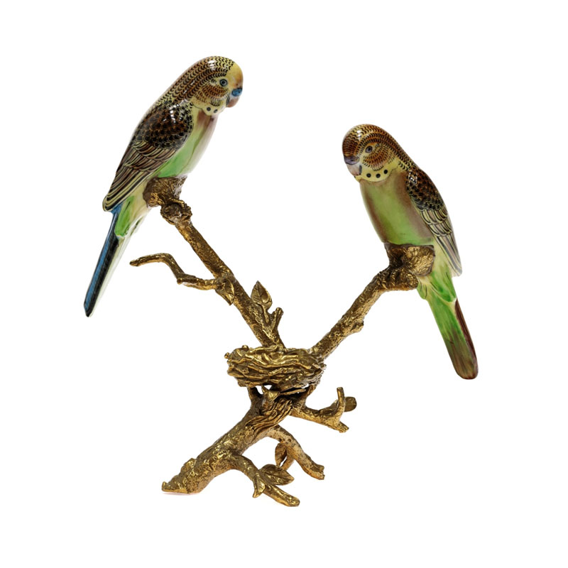 Статуэтка Duo of Parrots Мульти Статуэтка Duo of Parrots Мульти в Твери | Loft Concept