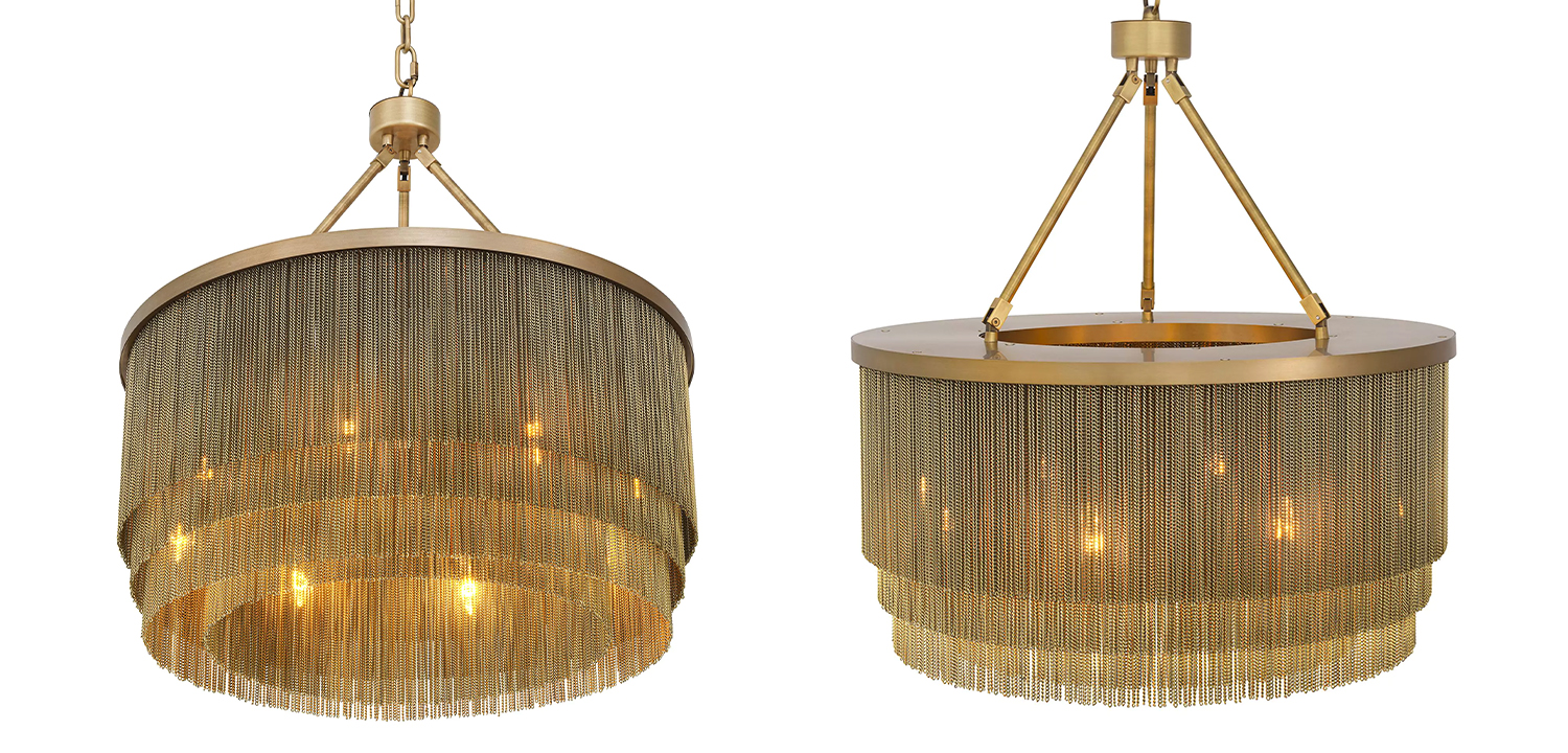 Люстра Eichholtz Chandelier Tissot S Brass - фото №1