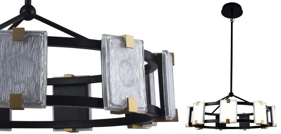 Люстра Rectangular Glass Plafon D68 Люстра Rectangular Glass Plafon D68 - Loft-Concept в Твери