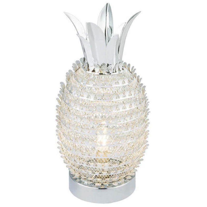 Настольная лампа Серебряный Ананас Pineapple Silver Серебряный Настольная лампа Серебряный Ананас Pineapple Silver Серебряный в Твери | Loft Concept