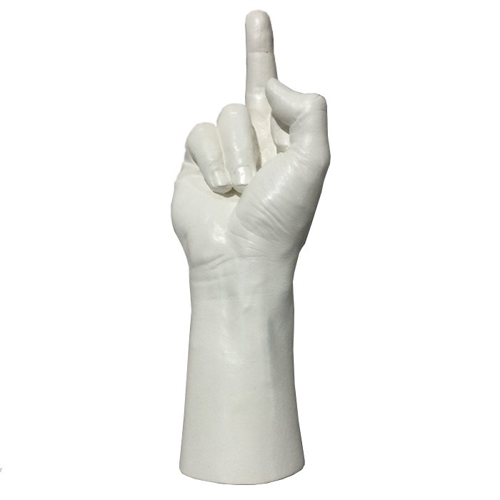 Статуэтка Fuck off Белый Статуэтка Fuck off Белый в Твери | Loft Concept