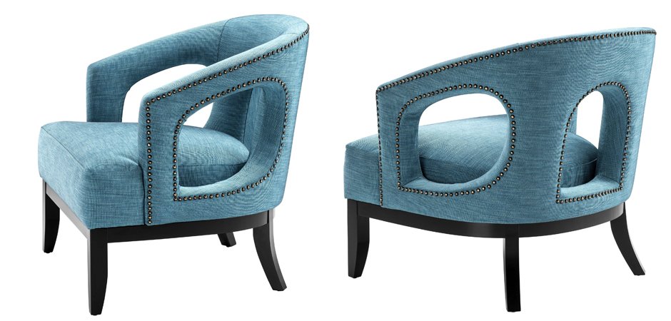 Кресло Eichholtz Chair Adam Turquoise Кресло Eichholtz Chair Adam Turquoise - Loft-Concept в Твери