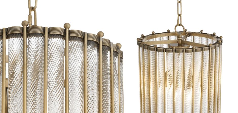 Люстра Lantern Tiziano Antique Brass Люстра Lantern Tiziano Antique Brass - Loft-Concept в Твери