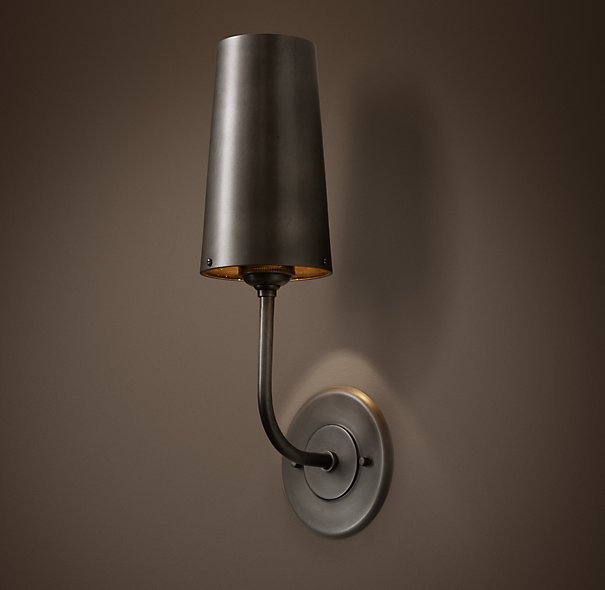 Бра RH Modern Taper Sconce with Metal Shade  в Твери | Loft Concept 