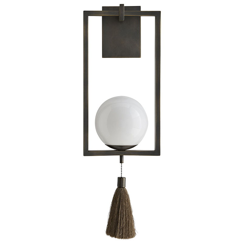 Бра Arteriors TRAPEZE SCONCE Белый Черный Бра Arteriors TRAPEZE SCONCE Белый Черный в Твери | Loft Concept