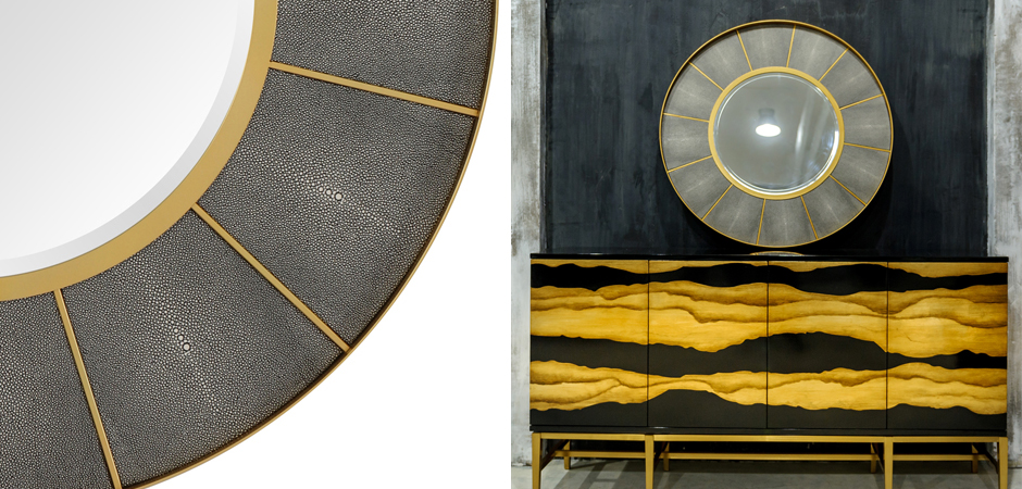 Зеркало Sectors Circle Mirror Зеркало Sectors Circle Mirror - Loft-Concept в Твери